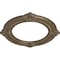 Ekena Millwork Benson Ceiling Medallion (Fits Canopies up to 8"), Hnd-Painted Warm Silver, 13 1/8"OD x 8"ID x 5/8"P CM13BNWSS - alternate 3